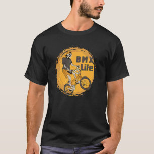 BMX Life Skelett Fahrrad BMX Stunt Dirt Bi T-Shirt