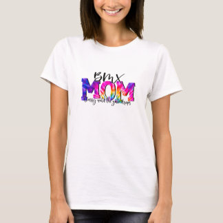 BMX Mama Klasse bis zum Tor stürzt Sonnenrad T-Shirt