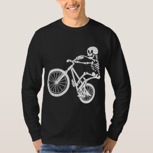 BMX Mountainbike Skelett I BMX Radfahrer T-Shirt