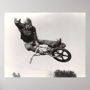 BMX Print der Alten Schule Poster