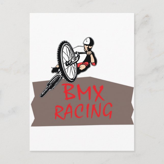 BMX RACING POSTKARTE (Vorderseite)
