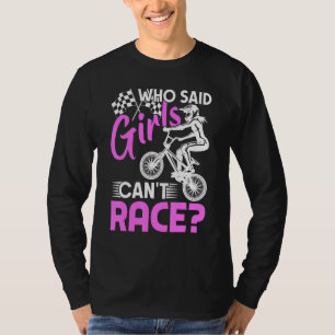 Bmx Racing Racing für Mädchen Dirt Bike T-Shirt