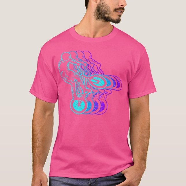 Bmx Radfahrer Jungs Männer biegen Fahrrad T-Shirt (Vorderseite)