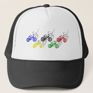 BMX Reiter bicyle radfahrenSandbahnradfahrer Truckerkappe