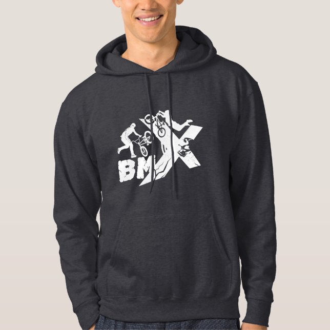 BMX Reiter Hoodie (Vorderseite)