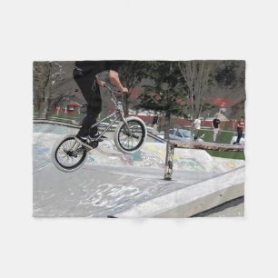 BMX Rider "Getting Air" Fleecedecke