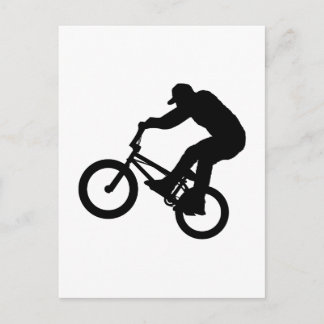 BMX Rider Postkarte