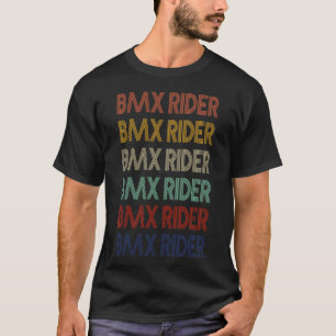 BMX RIDER Retro. T-shirt Vintage BMX RIDER