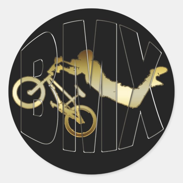 BMX RUNDER AUFKLEBER (Vorderseite)