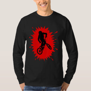 BMX-Sport Cooler Fahrradfahrer Downhill-Biker B T-Shirt