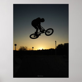 BMX-Styler-Sprung Poster