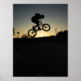 BMX-Styler-Sprung Poster