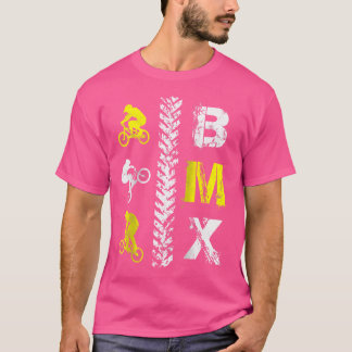 Bmx T- Bike Trick Stunt Baseball T-Shirt
