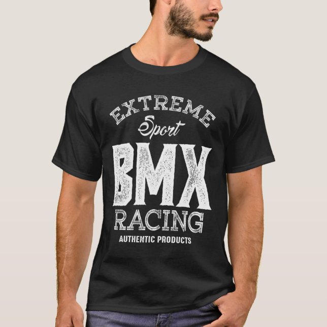 BMX T Shirt Sportgeschenk (Vorderseite)