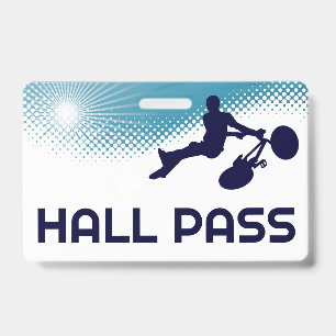 BMX Teacher Hall Pass Ausweis