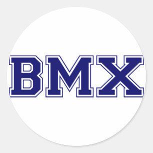 BMX University-Stil Runder Aufkleber
