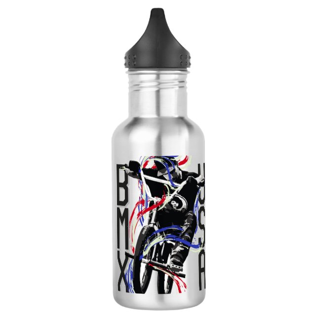BMX USA EDELSTAHLFLASCHE (Links)