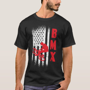 BMX USA - USA - Flaggensport-Fan T-Shirt