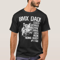 BMX-Vater-Trainer-Mechaniker (auf der Rückseite)  