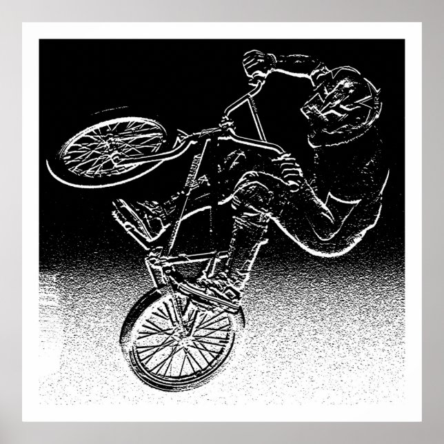 BMX Verzerrung, Copyright Karen J WilliamsBMX Poster (Vorne)