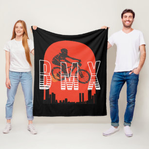 BMX-Vintage-Fahrrad-Geschenk für Jungen Jugendfahr Fleecedecke