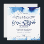 B'NAI MITZVAH INVITE handbuchstabiert blaues Aquar Einladung<br><div class="desc">von kat massard >>> kat@simplysweetPAPERIE.com << Ein super cooles und modernes Einladungs-Design für Ihre Kinder's B'NAI MITZVAH TIP :: 1. Um Grafiken und Schriftart zu ändern/zu verschieben und mehr Text hinzuzufügen, klicken Sie auf den Button "Anpassen". - - - - - - - - - - - - - -...</div>