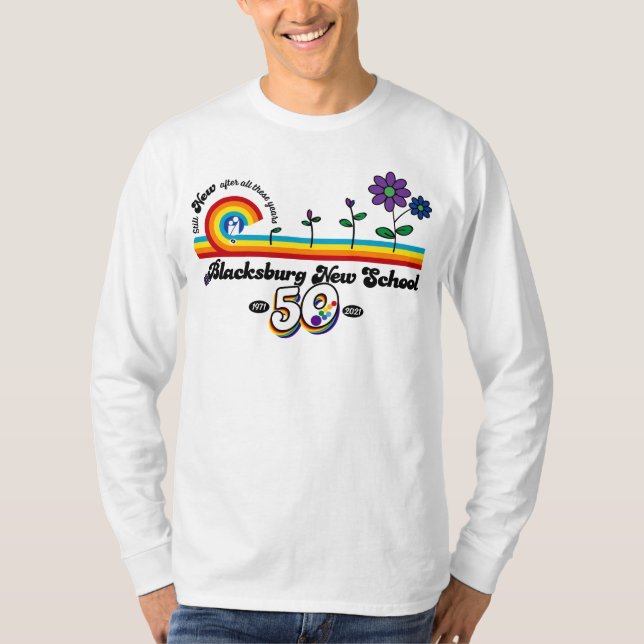 BNS Celebrates 50. Basic Long Sleeve T-Shirt (Vorderseite)