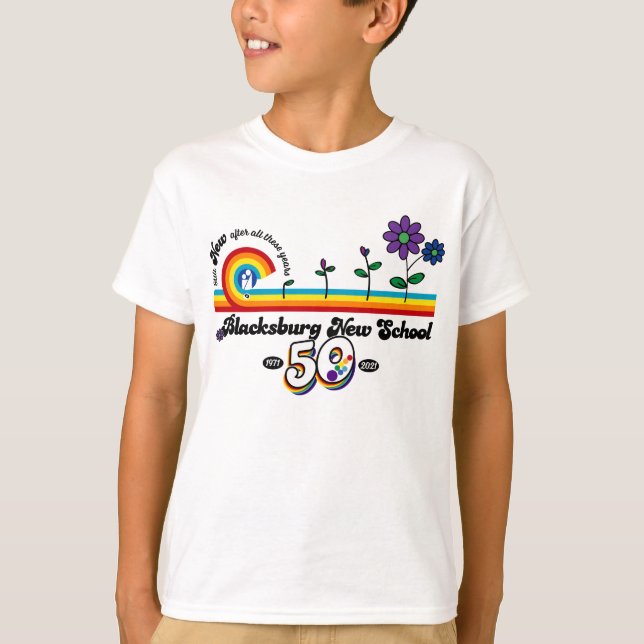 BNS Celebrates 50. Kids Basic T-Shirt (Vorderseite)