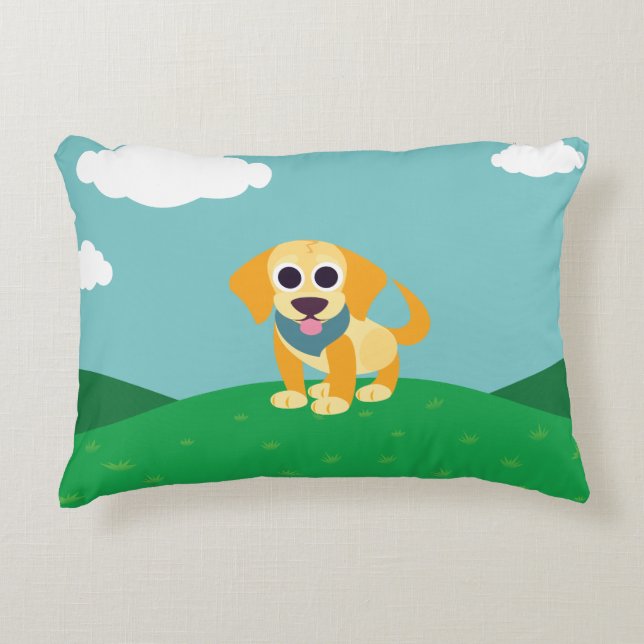 BO der Hund Zierkissen (Vorderseite)