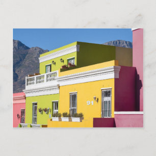 Bo-Kaap Met La Carte Postale Du Cap