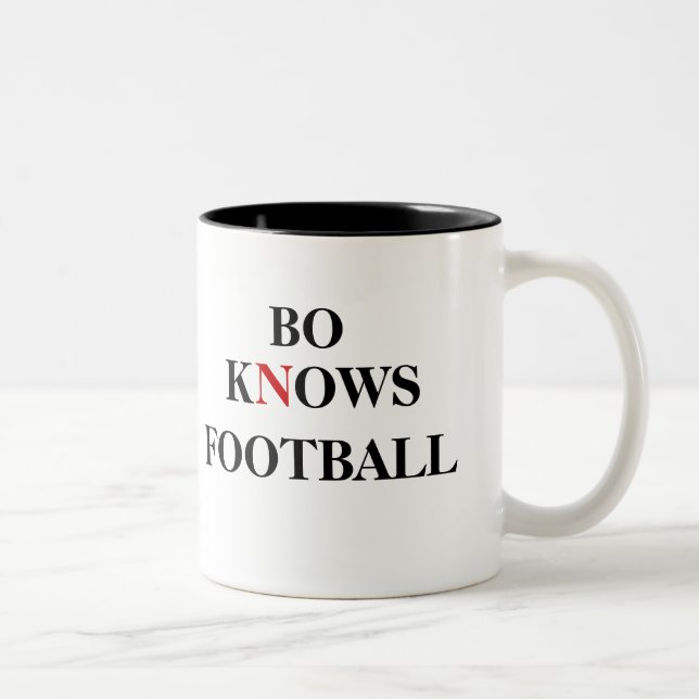 BO KENNT FUSSBALL-TASSE ZWEIFARBIGE TASSE (Rechts)