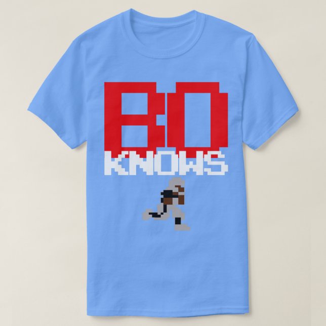 BO KNOWS TECMO T-Shirt (Design vorne)