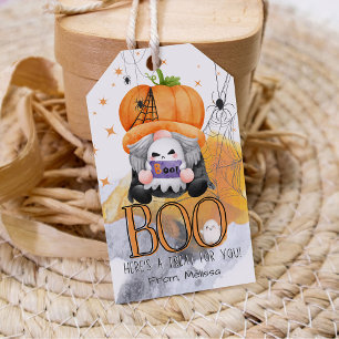 BO-Orangenknochen-halloween-Trick oder -Leckerbiss Geschenkanhänger
