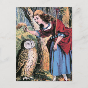 "Bo-Peep and the Owl" Postkarte