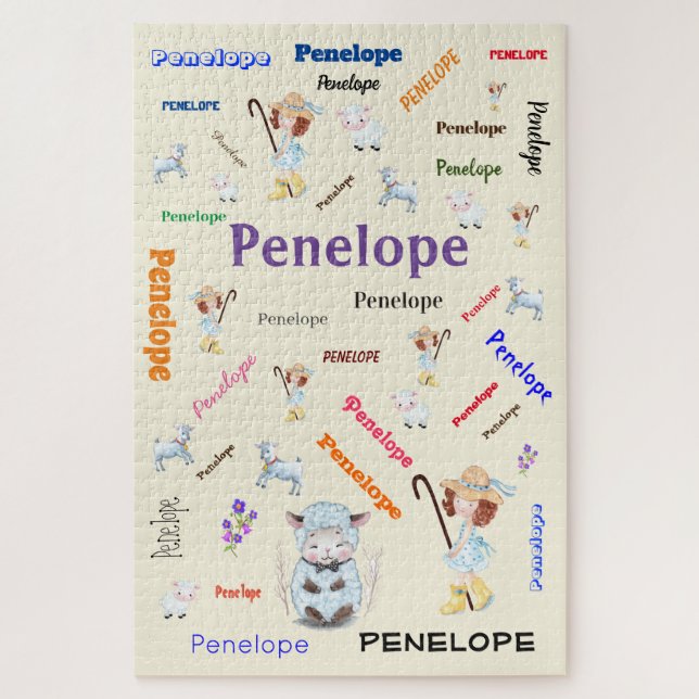 BO PEEP KINDERZIMMER RHYME Word Cloud Name Collage (Vertikal)