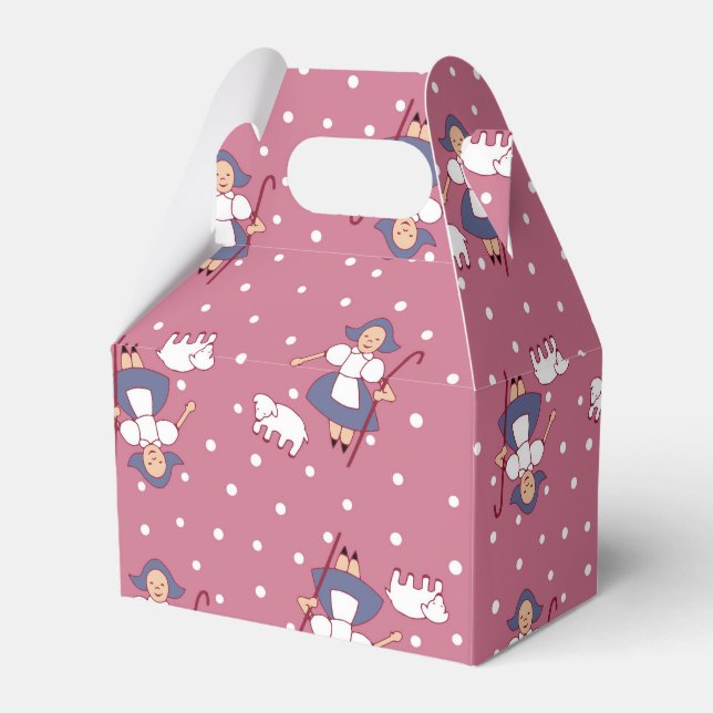 Bo Peep/Mary hatte eine kleine Lammgartentasche Geschenkschachtel (Vorderseite)