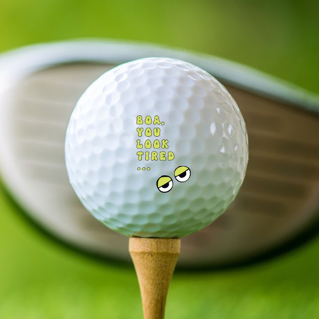 Boa, du siehst müde aus ... (grün) golfball (Von Creator hochgeladen)