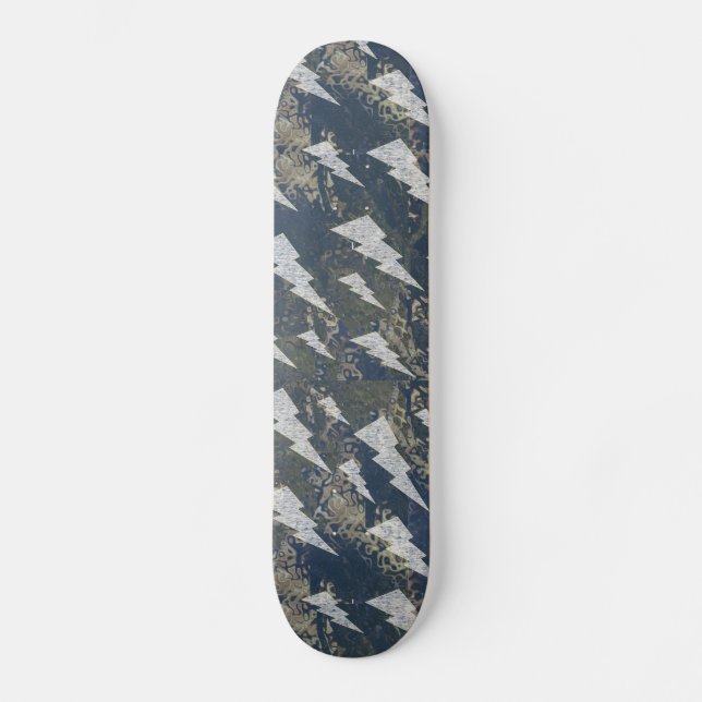 Boa Image Sparkling & Lightning Skateboard (Vorderseite)