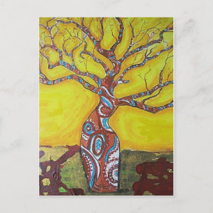 Boab tree Bright Postkarte