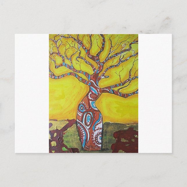 Boab tree Bright Postkarte (Vorderseite)