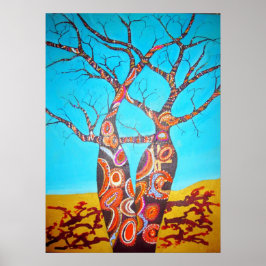Boab Trees Poster