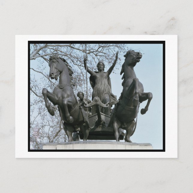 Boadicea, 1850s (Bronze) (sehen Sie auch 33580) Postkarte (Vorderseite)