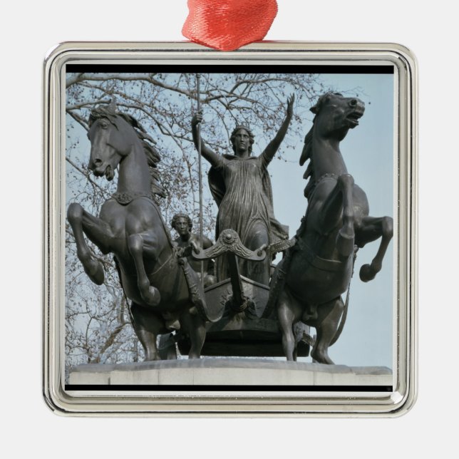 Boadicea, 1850s (Bronze) (sehen Sie auch 33580) Silbernes Ornament (Vorne)