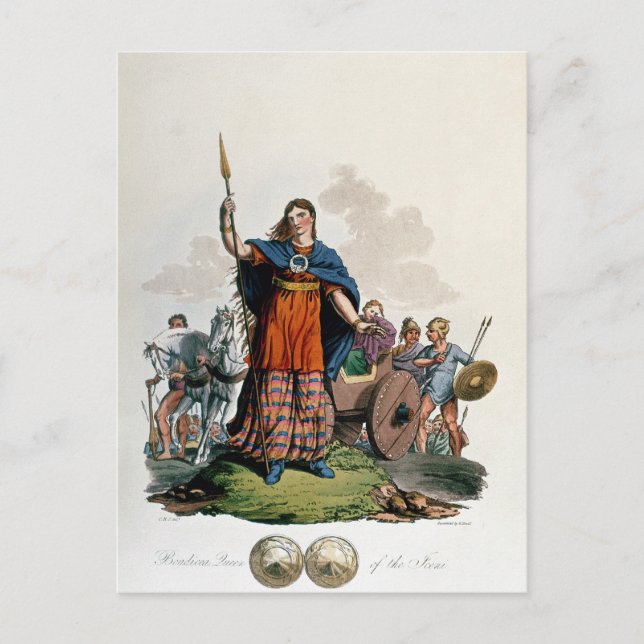 Boadicea, Königin der Iceni Postkarte (Vorderseite)