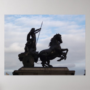 Boadicea Statue Poster