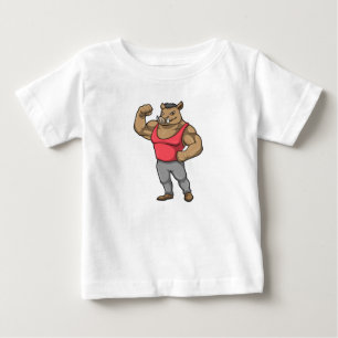 Boar Bodybuilder Bodybuilding Muskeln Baby T-shirt