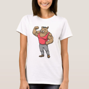 Boar Bodybuilder Bodybuilding Muskeln T-Shirt