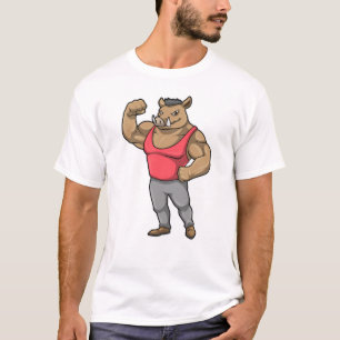 Boar Bodybuilder Bodybuilding Muskeln T-Shirt