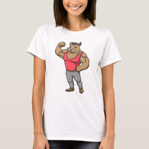 Boar Bodybuilder Bodybuilding Muskeln T-Shirt