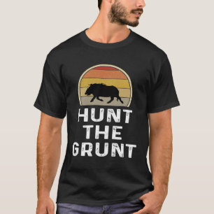 Boar Hunter Hog Jagd auf die Grasjagd T-Shirt